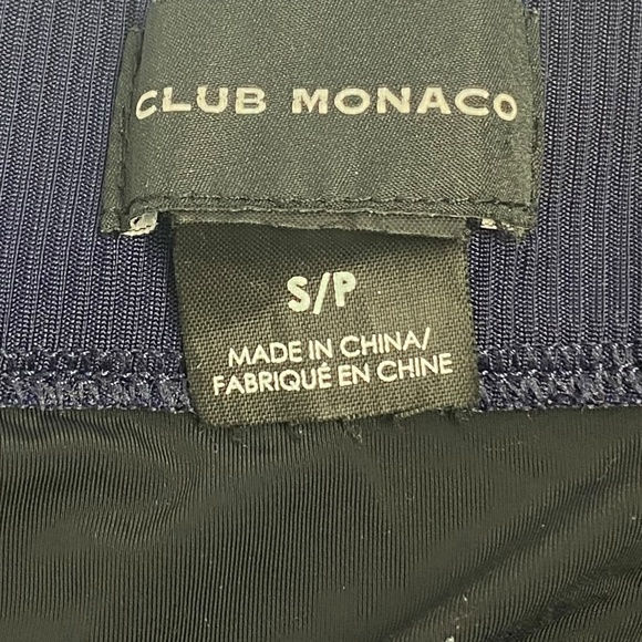 CLUB MONACO Textured Midi Skirt in Blue size Small - Picture 3 of 9